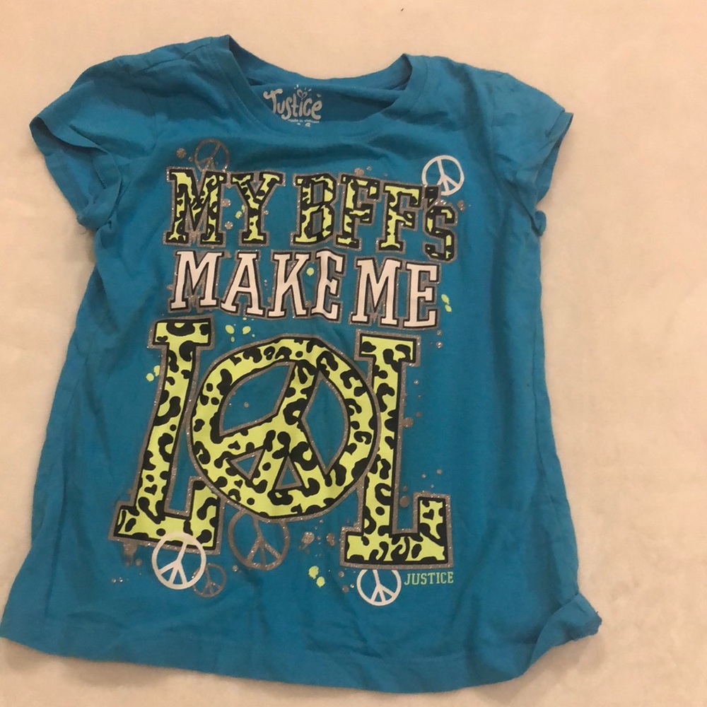 Blue shirt size 6